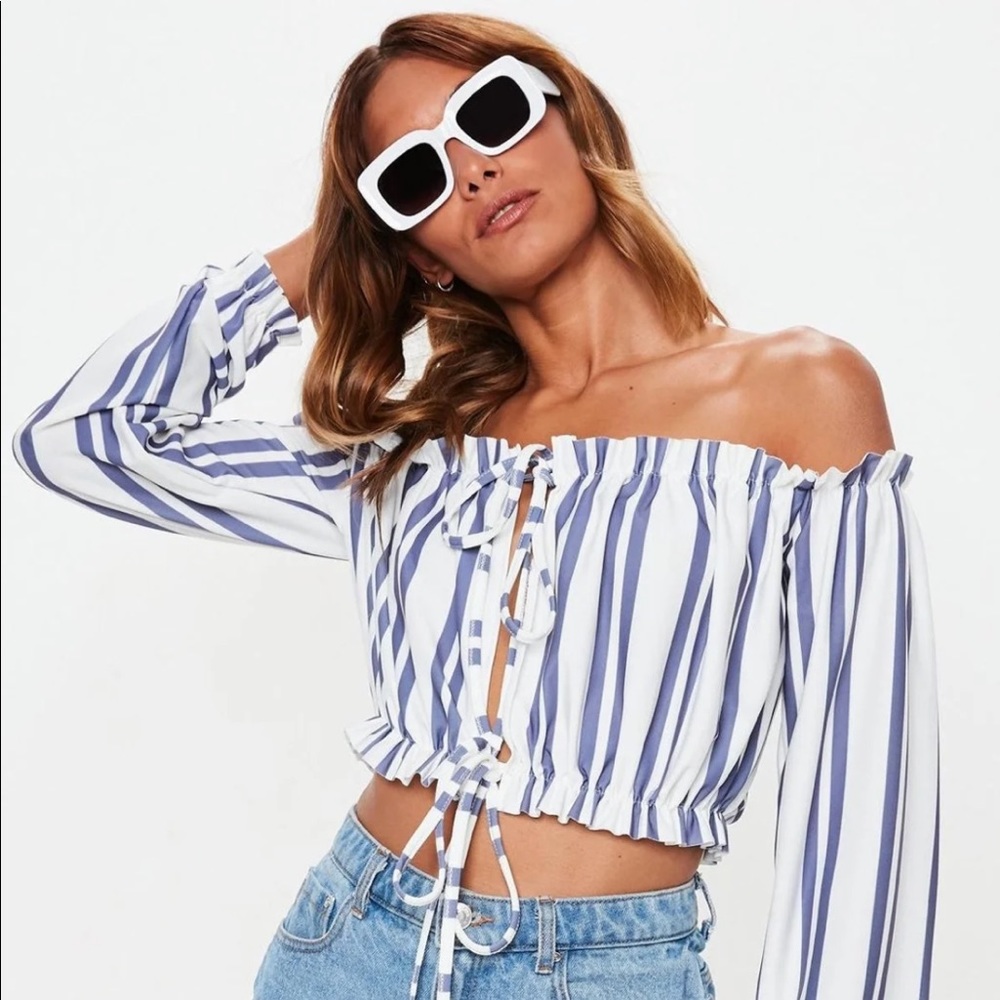 Stripe Crop Top